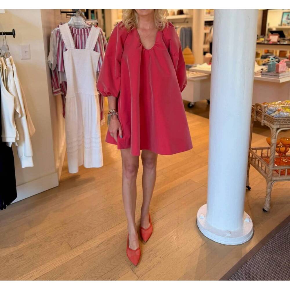NEW BERNADETTE george short dress in red